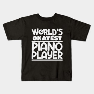 piano player Kids T-Shirt